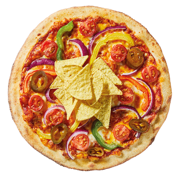 Actiepizza: Hot Veggie Nachos